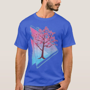 Retro 90s Art Sakura Japan Flower Vaporwave Cherry T-Shirt