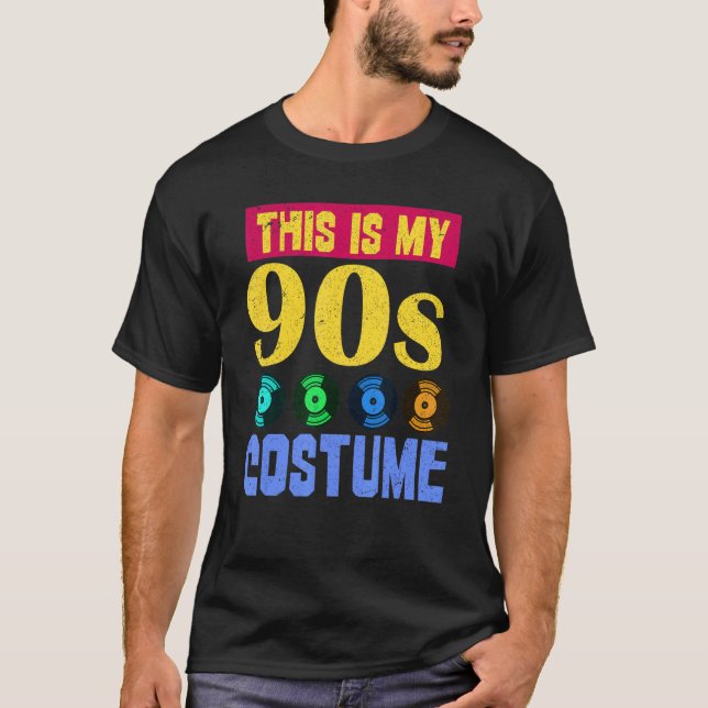 Retro 90s Costume  1990s Generation Nineties Party T-Shirt (Front)