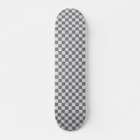 Retro 90s Grey Chequered Pattern Chequerboard