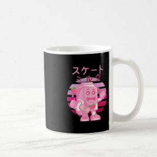 Retro 90s Japanese Skateboarding Strawberry Milksh Coffee Mug