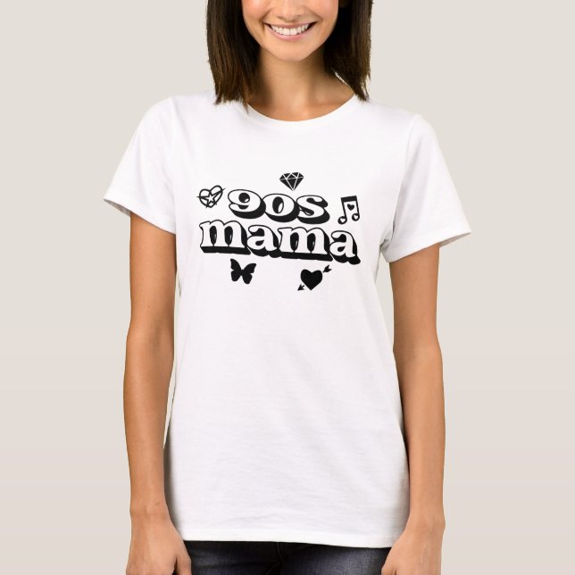 Retro 90s Mama Aesthetic Tee (Front)