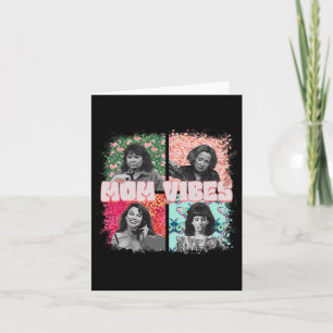 Retro 90's Mum Vibe Shirt Mothers Day Funny Mum Card