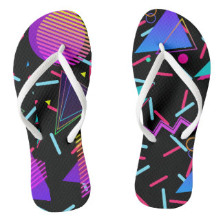 Retro 90s Nostalgic Flip Flops Sandals 