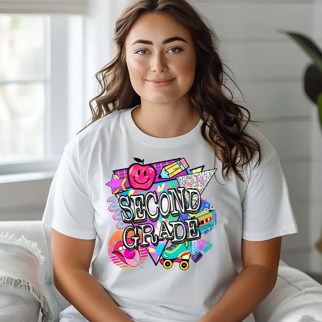 Retro 90's Second Grade Tshirt (Creator Uploaded)