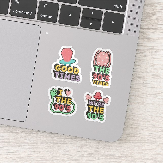 Retro 90's sticker set (Detail)
