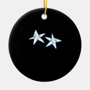 Retro 90s Whimsigoth Aesthetic Ceramic Ornament