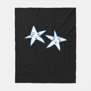 Retro 90s Whimsigoth Aesthetic Fleece Blanket