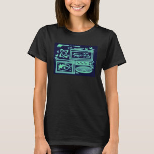 Retro 90s Y2K Vintage Space Centre Control Room Sc T-Shirt
