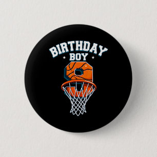 Retro 9th Birthday Boy Sketll Player 6 Cm Round Badge