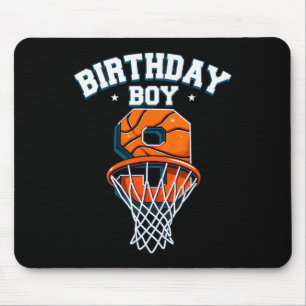 Retro 9th Birthday Boy Sketll Player Mouse Pad