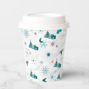 Retro A Go-Go Christmas Paper cup
