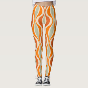 Retro Abstract: 50s-60s Seamless Style Leggings