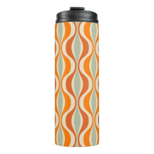 Retro Abstract: 50s-60s Seamless Style Thermal Tumbler