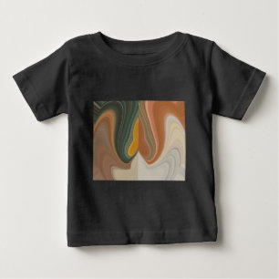 Retro Abstract Art Print Baby T-Shirt