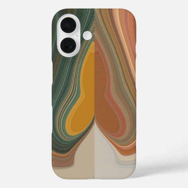 Retro Abstract Art Print Case-Mate iPhone Case (Back)