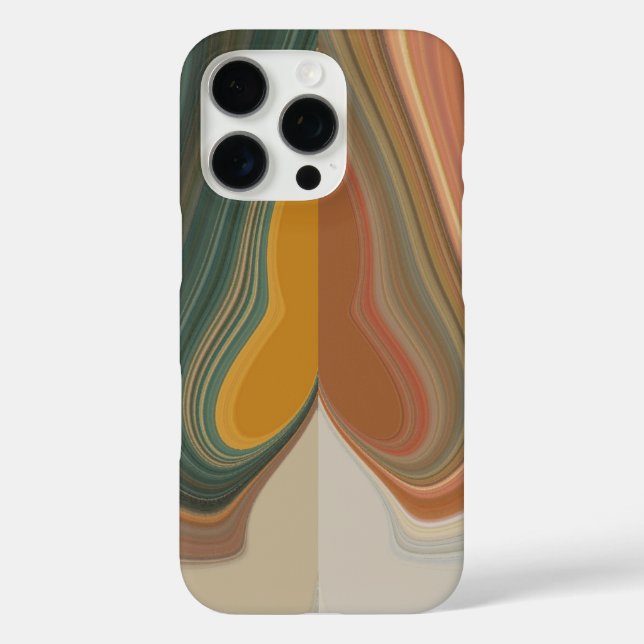 Retro Abstract Art Print Case-Mate iPhone Case (Back)