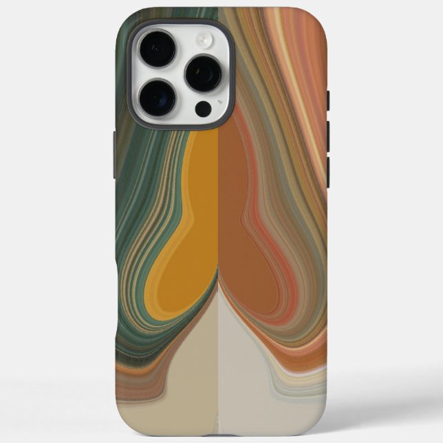 Retro Abstract Art Print Case-Mate iPhone Case (Back)