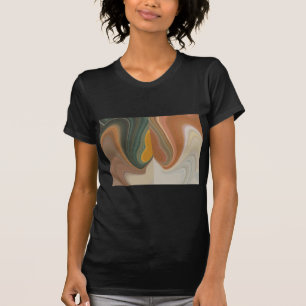 Retro Abstract Art Print T-Shirt