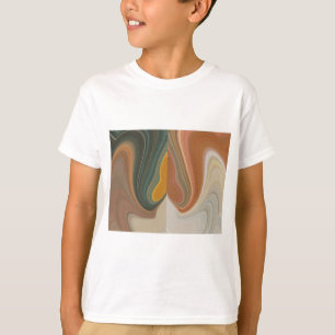 Retro Abstract Art Print T-Shirt
