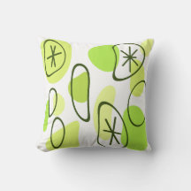 Retro Abstract Art Rocks Chartreuse