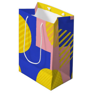 Retro Abstract Brushstroke (13) Medium Gift Bag