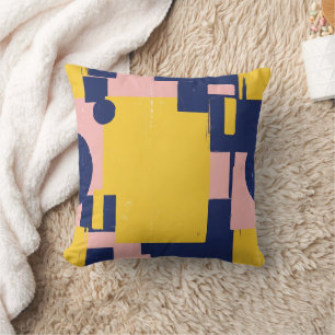 Retro Abstract Brushstroke (14) Cushion