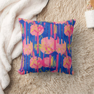 Retro Abstract Brushstroke (2) Cushion