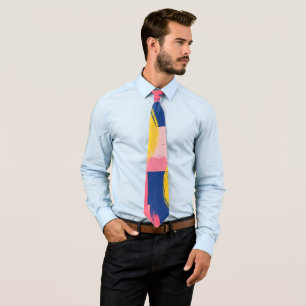 Retro Abstract Brushstroke (3) Tie