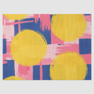 Retro Abstract Brushstroke (3) Tissue Paper