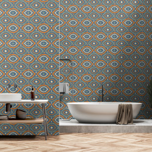 Retro abstract design in Ikat navajo style. Wallpaper