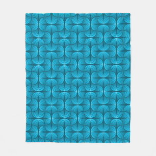 Retro Abstract Fleece Blanket