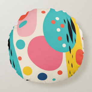 Retro Abstract Forest Pillow