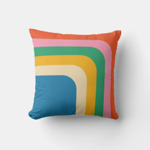 Retro Abstract Geometric Pattern Cushion