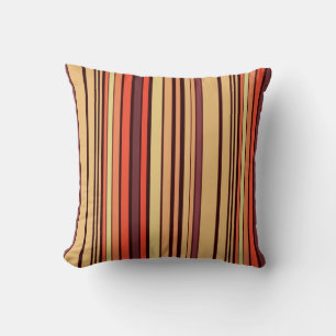 Retro abstract graphic design background stripes cushion