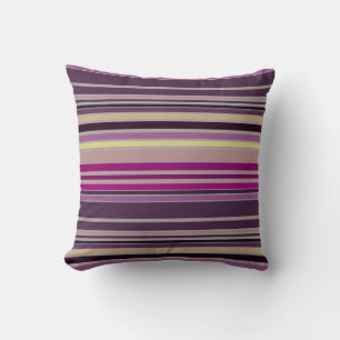 Retro abstract graphic design background stripes cushion