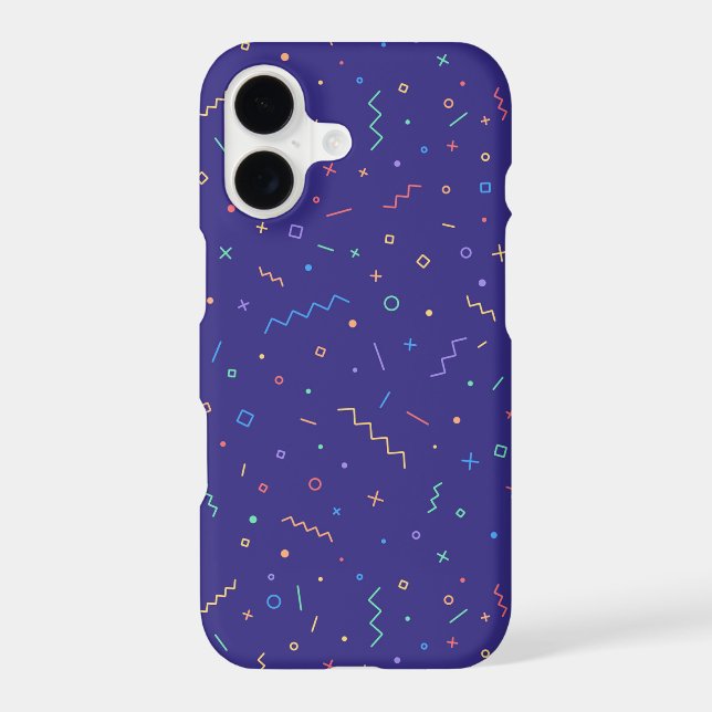 Retro Abstract Neon Pattern Samsung Galaxy S21 Case (Back)
