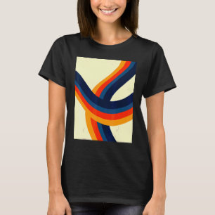 Retro Abstract Roller Coaster T-Shirt