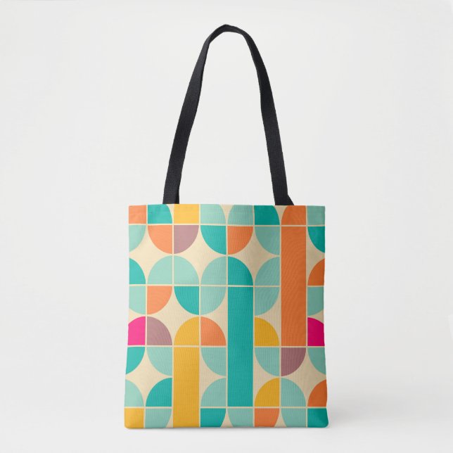 Retro Abstract: Timeless Seamless Design. Tote Bag (Front)