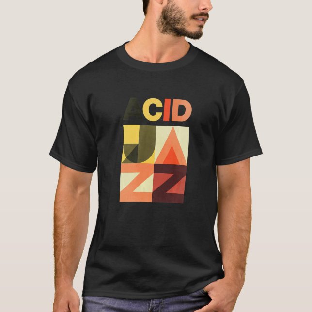 Retro Acid Jazz 90s Jazz Premium T-Shirt (Front)