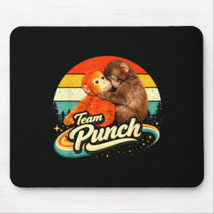Retro Adorable Cute Baby Monkey Punch Men Women Mouse Pad