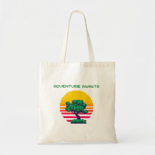 Retro Adventure Awaits Gamer Tote Bag