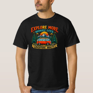 Retro Adventure Camping T-Shirt