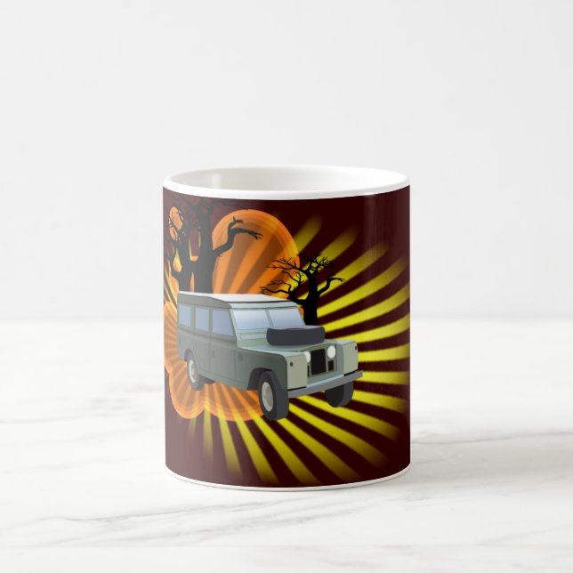 Retro Adventure Coffee Mug (Center)