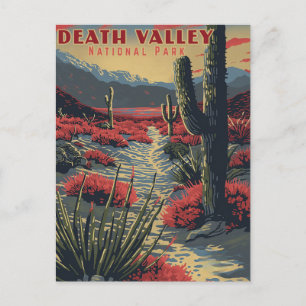 Retro Adventure in Death Valley (National Park) Postcard
