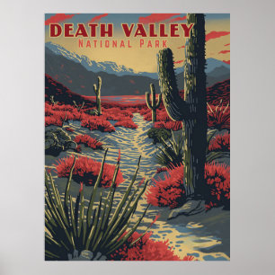 Retro Adventure in Death Valley (National Park) Poster