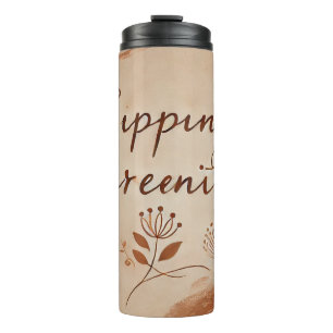 Retro Aesthetic Coffee Thermal Tumbler Vintage T