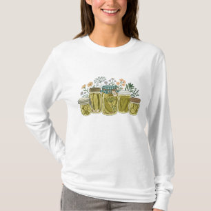 Retro Aesthetic "Kind of a Big Dill" Pickle Jar Ga T-Shirt