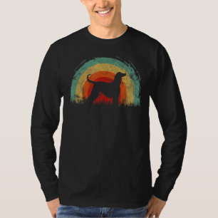 Retro Afghan Hound Vintage Rainbow Dog Men Women T-Shirt