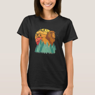 Retro Africa Safari Animal Forest Nature Birds Li T-Shirt