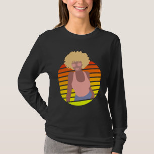 RETRO AFRO QUEEN - AFRO AMERICAN QUEEN T-Shirt